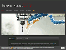 Tablet Screenshot of metall-schwarz.de